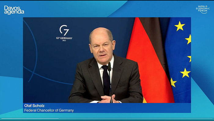 朔尔茨：德国将与盟友合作，确保乌克兰和平 | 世界经济论坛